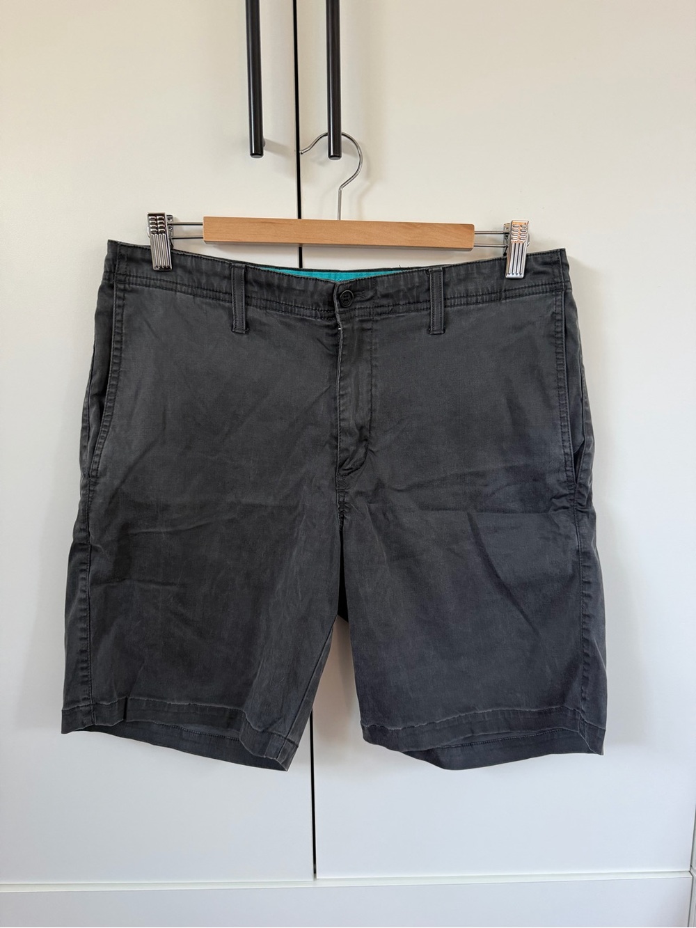 Tori Richard Charcoal Flat Front Men's Shorts